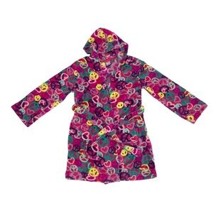 xhilaration Pink Purple Peace Robe Size Large (10/12) Girl’s